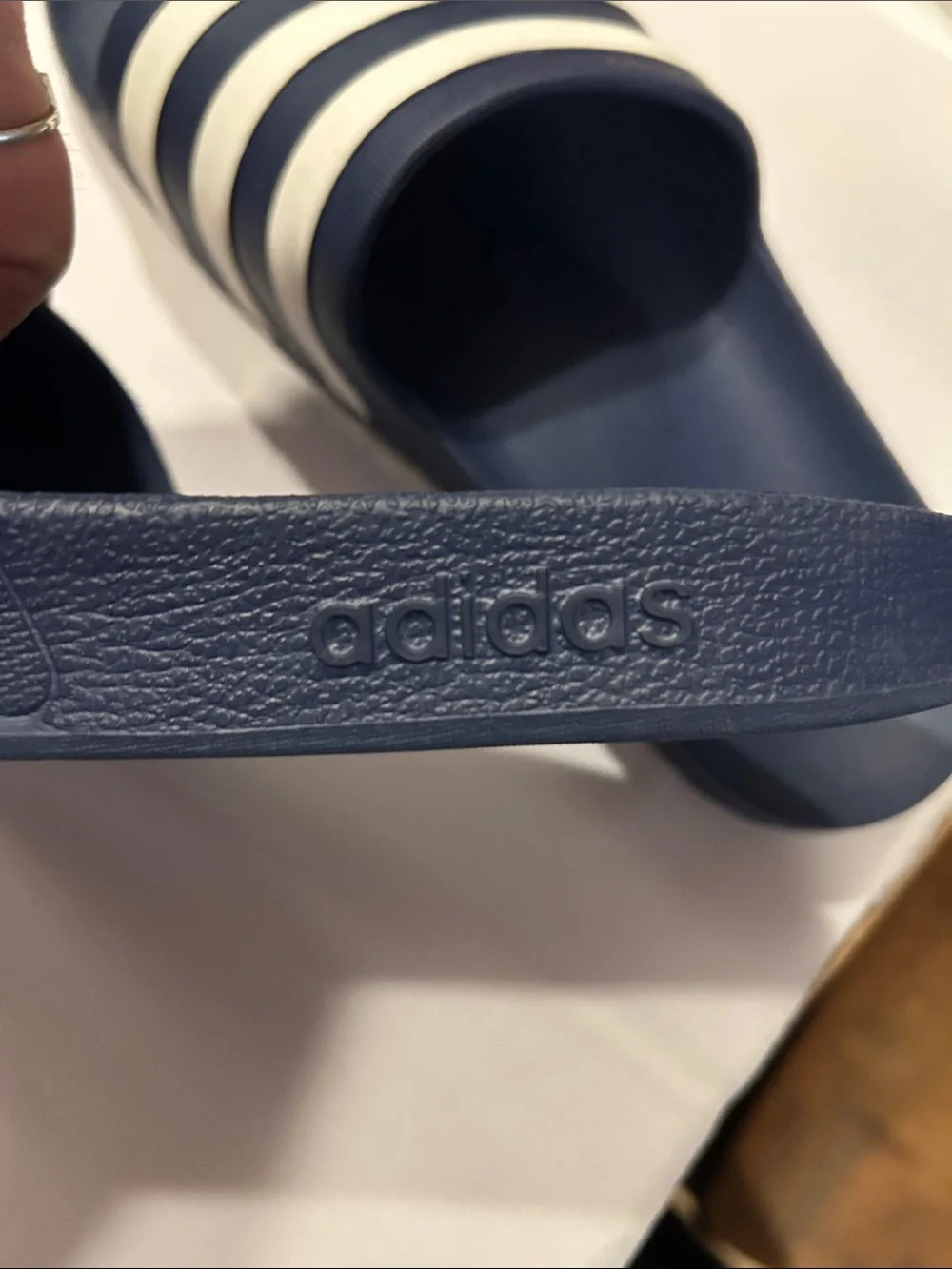 Adidas Men's Navy Slide Sandals - Minimal Slide